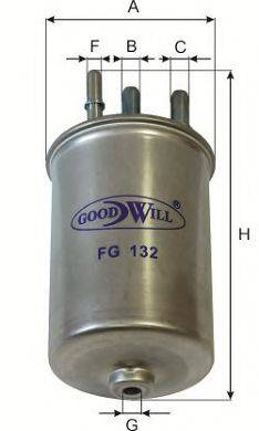 GOODWILL FG132 Топливный фильтр