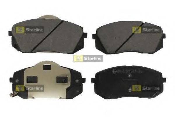STARLINE BDS544 Комплект тормозных колодок, дисковый тормоз