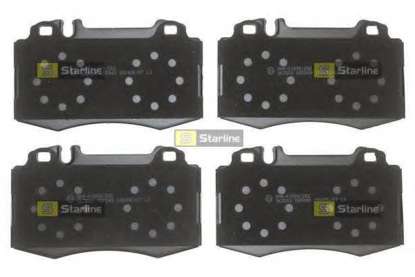 STARLINE BDS699 Комплект тормозных колодок, дисковый тормоз