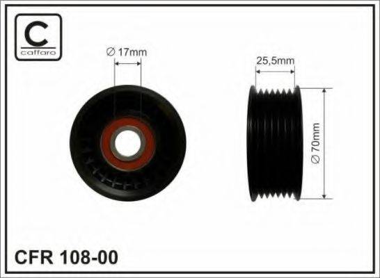 CAFFARO 10800 Натяжний ролик, полікліновий ремінь