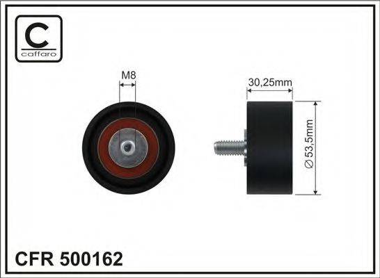 CAFFARO 500162 Паразитный / ведущий ролик, поликлиновой ремень