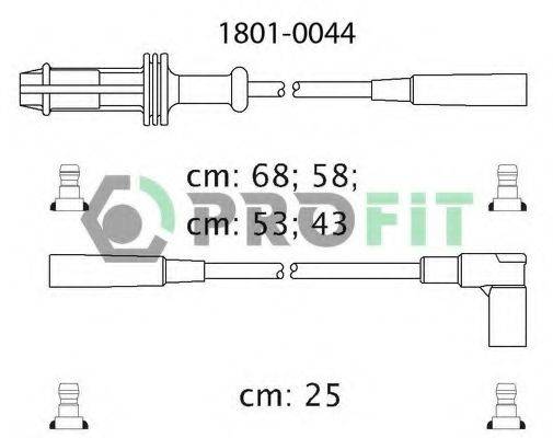 Комплект дротів запалення PROFIT 1801-0044