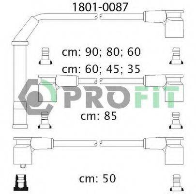 Комплект дротів запалення PROFIT 1801-0087