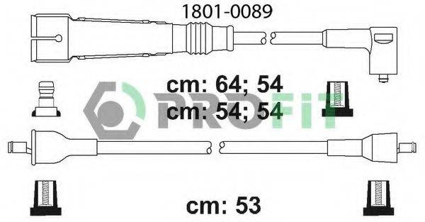 Комплект дротів запалення PROFIT 1801-0089