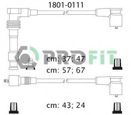 Комплект дротів запалення PROFIT 1801-0111