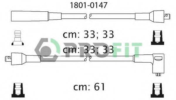 Комплект дротів запалення PROFIT 1801-0147