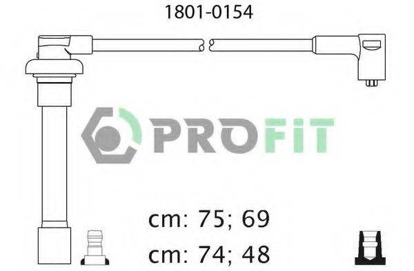 Комплект дротів запалення PROFIT 1801-0154