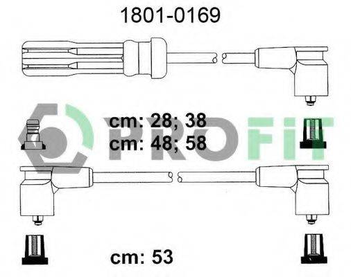 Комплект дротів запалення PROFIT 1801-0169