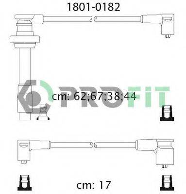 Комплект дротів запалення PROFIT 1801-0182