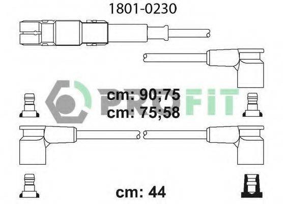 Комплект дротів запалення PROFIT 1801-0230