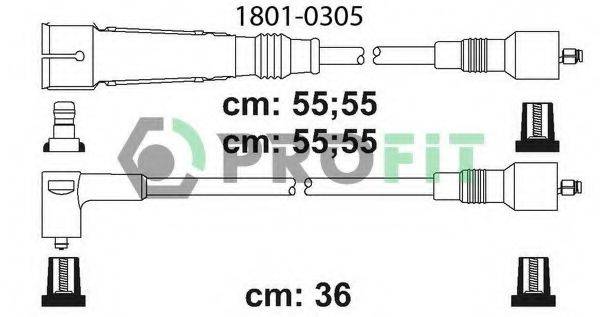 PROFIT 18010305 Комплект дротів запалення