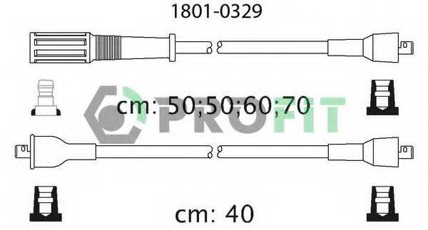 Комплект дротів запалення PROFIT 1801-0329