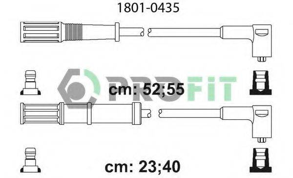 PROFIT 18010435 Комплект проводов зажигания