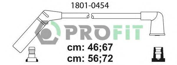Комплект проводов зажигания PROFIT 1801-0454