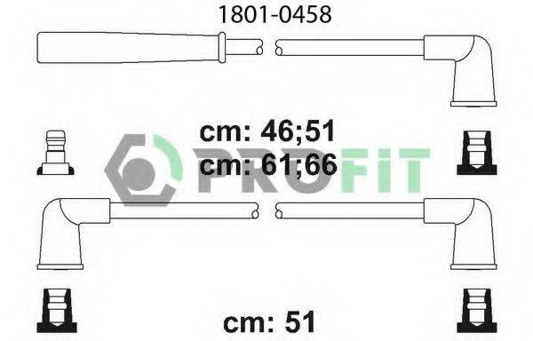 Комплект проводов зажигания PROFIT 1801-0458