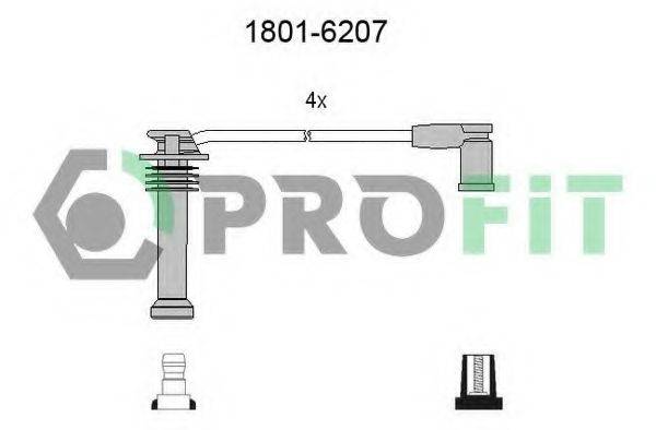 Комплект дротів запалення PROFIT 1801-6207