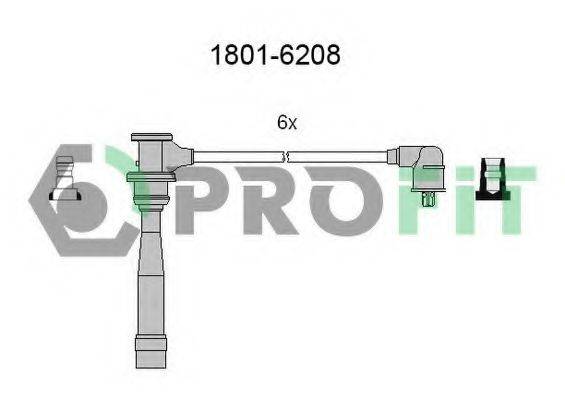 Комплект дротів запалення PROFIT 1801-6208