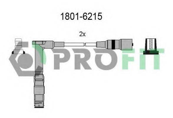 Комплект дротів запалення PROFIT 1801-6215