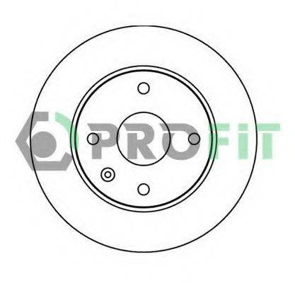 PROFIT 50101257 Тормозной диск