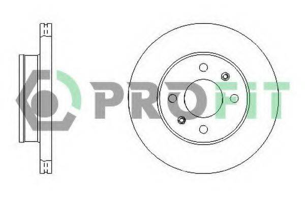 Тормозной диск PROFIT 5010-1632