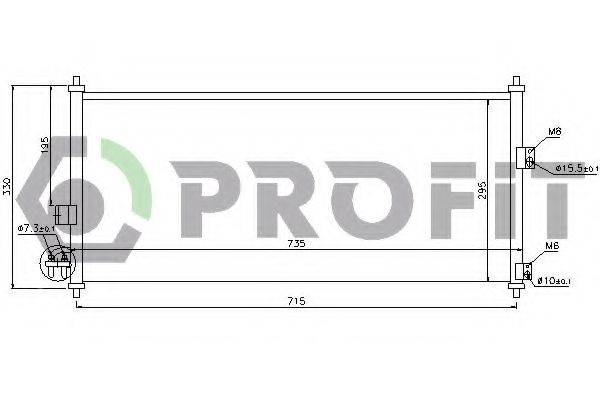 PROFIT PR1620C1 Конденсатор, кондиционер