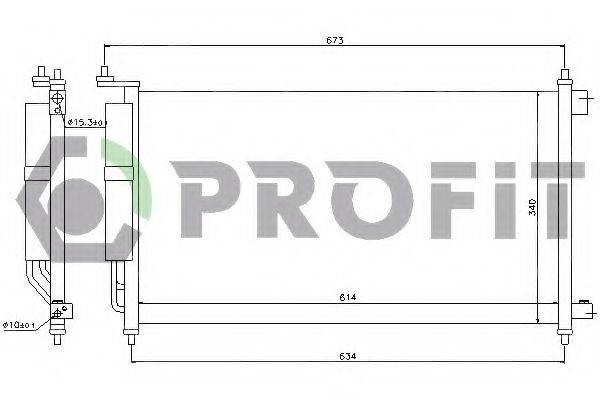 PROFIT PR1622C1 Конденсатор, кондиционер