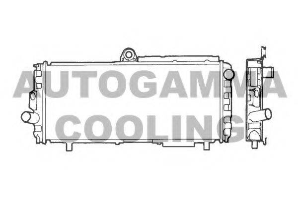 AUTOGAMMA 100002 Радиатор, охлаждение двигателя