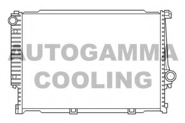 AUTOGAMMA 100133 Радиатор, охлаждение двигателя