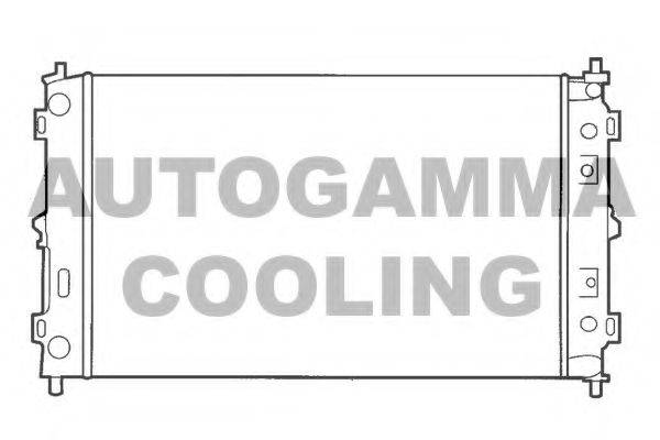 Радіатор, охолодження двигуна AUTOGAMMA 100138