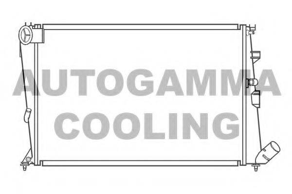 Радіатор, охолодження двигуна AUTOGAMMA 100202