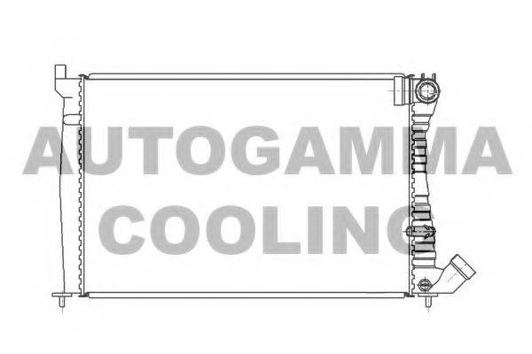 AUTOGAMMA 100205 Радиатор, охлаждение двигателя