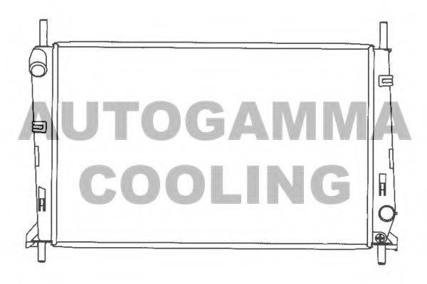 Радіатор, охолодження двигуна AUTOGAMMA 100370
