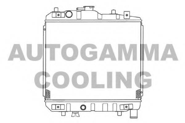 Радиатор, охлаждение двигателя AUTOGAMMA 100472