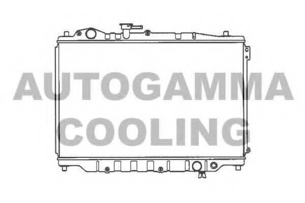Радиатор, охлаждение двигателя AUTOGAMMA 100499