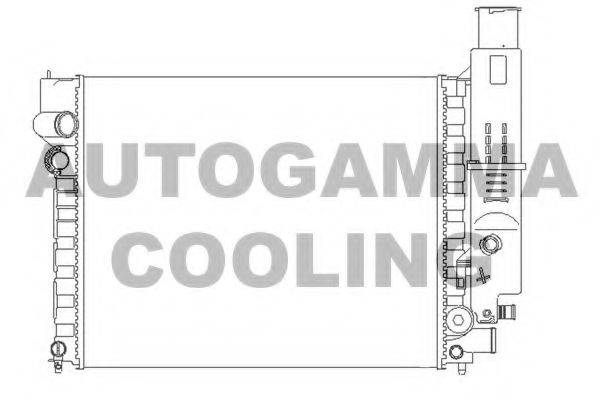 Радиатор, охлаждение двигателя AUTOGAMMA 100764