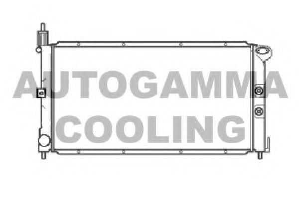 AUTOGAMMA 100921 Радиатор, охлаждение двигателя