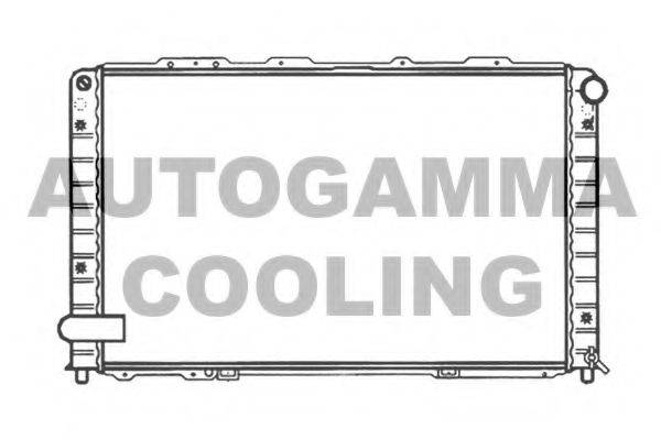 AUTOGAMMA 101214 Радиатор, охлаждение двигателя