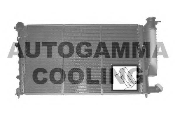 Радіатор, охолодження двигуна AUTOGAMMA 101313