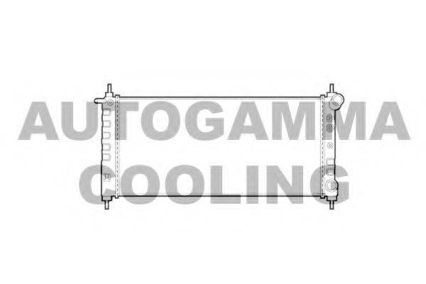 AUTOGAMMA 101337 Радиатор, охлаждение двигателя