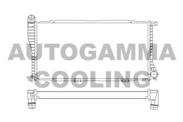 AUTOGAMMA 101392 Радиатор, охлаждение двигателя