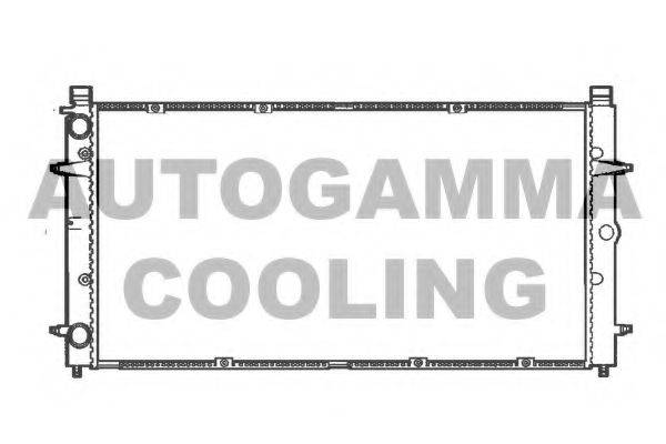 AUTOGAMMA 101414 Радиатор, охлаждение двигателя