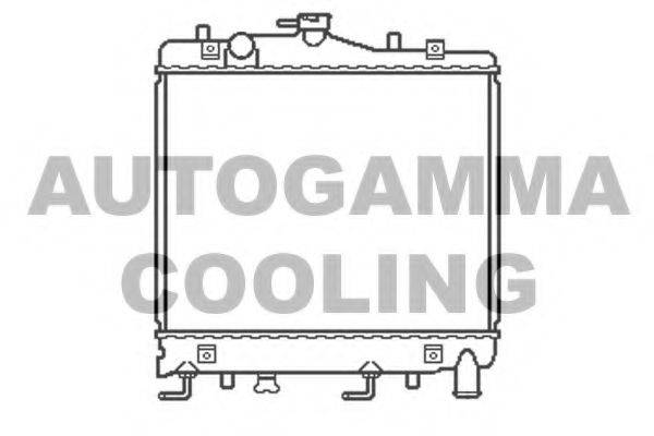 AUTOGAMMA 101431 Радиатор, охлаждение двигателя