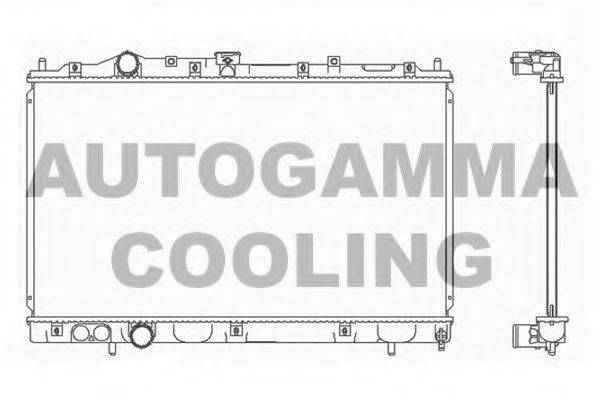 AUTOGAMMA 101452 Радиатор, охлаждение двигателя