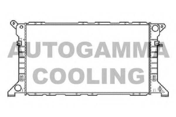 Радиатор, охлаждение двигателя AUTOGAMMA 102086