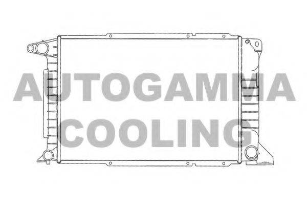 Радиатор, охлаждение двигателя AUTOGAMMA 102092