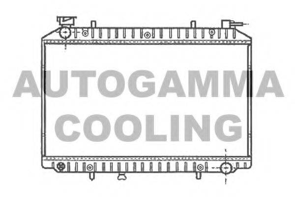 AUTOGAMMA 102200 Радиатор, охлаждение двигателя