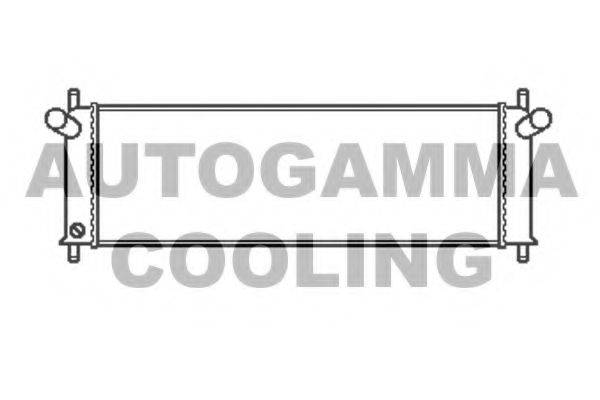 Радиатор, охлаждение двигателя AUTOGAMMA 102277