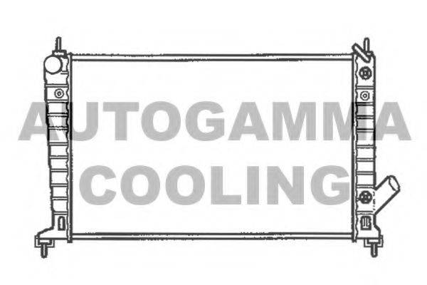 Радиатор, охлаждение двигателя AUTOGAMMA 102302