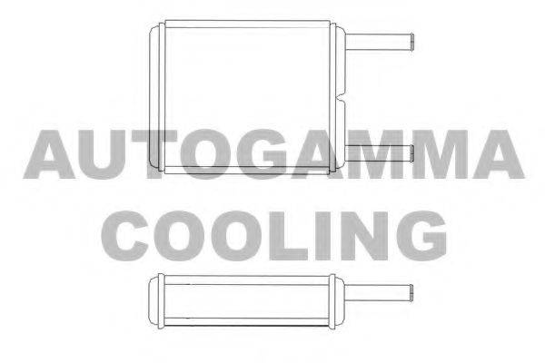 Теплообменник, отопление салона AUTOGAMMA 102449