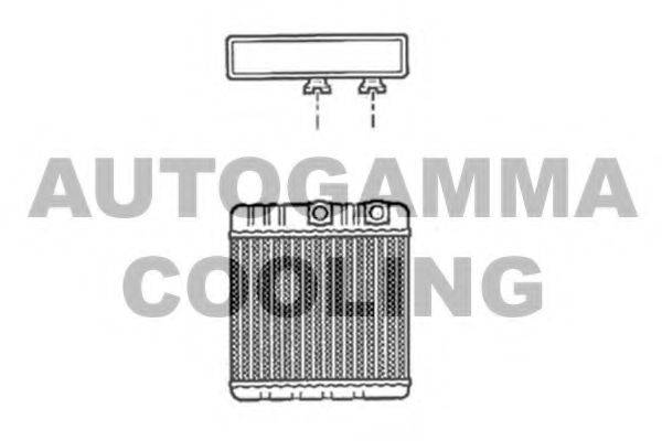 Теплообменник, отопление салона AUTOGAMMA 102541